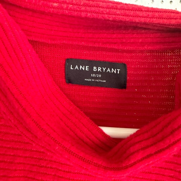 Lane Bryant Scarlet Ribbed Top - Picture 2 of 3